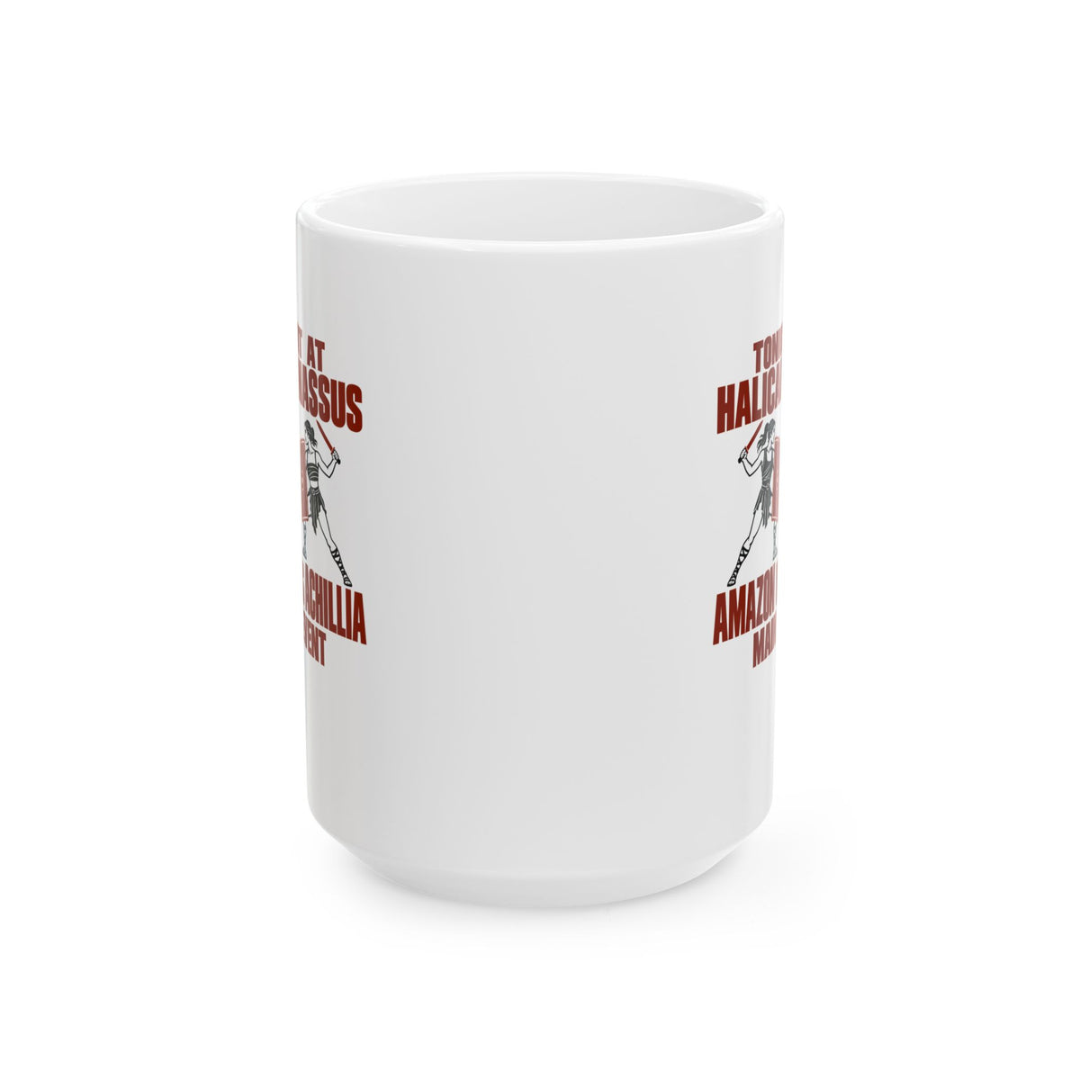 Amazon vs Achillia Main Event Ceramic Mug, (11oz, 15oz)