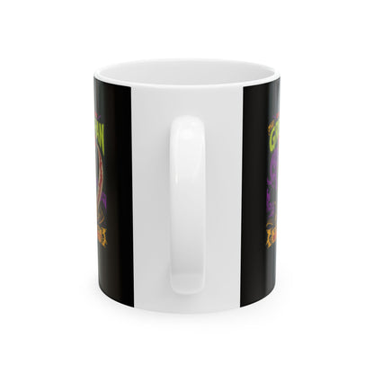 Psychobilly Genghis Khan Ceramic Mug, (11oz, 15oz)