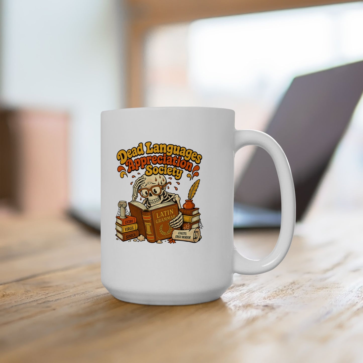 Dead Languages Appreciation Society Ceramic Mug, (11oz, 15oz)