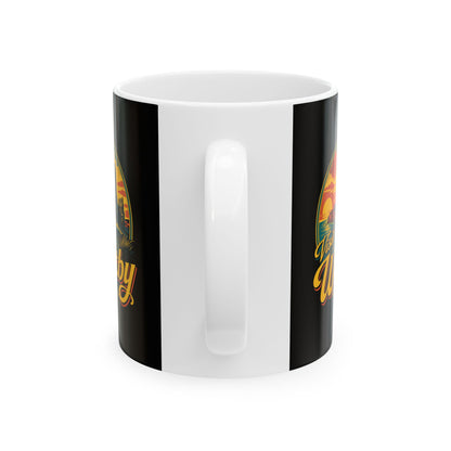 Visit Whitby Abbey Ceramic Mug, (11oz, 15oz)