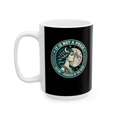 Selene Goddess of the Moon Ceramic Mug, (11oz, 15oz)