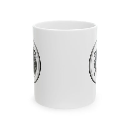 Caravaggio's Medusa B&W Ceramic Mug, (11oz, 15oz)