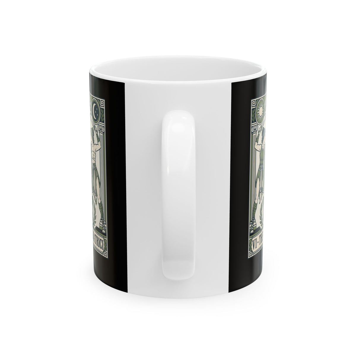 The Gladiatrici Tarot Ceramic Mug, (11oz, 15oz)