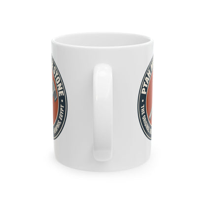Ptah Metal & Stone Ceramic Mug, (11oz, 15oz)
