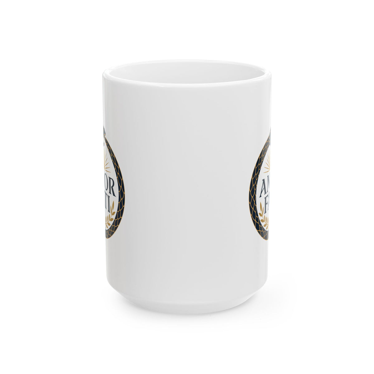 Ouroboros Amor Fati Ceramic Mug, (11oz, 15oz)