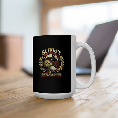 Scipio's Sea Salt Ceramic Mug, (11oz, 15oz)