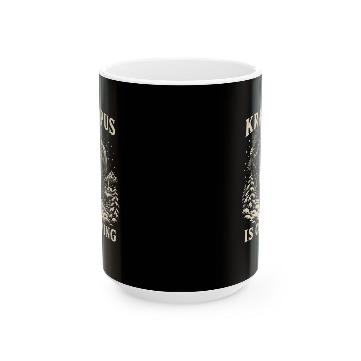 Krampus Is Coming Ceramic Mug, (11oz, 15oz)