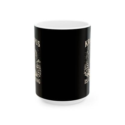 Krampus Is Coming Ceramic Mug, (11oz, 15oz)