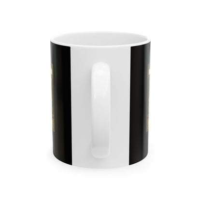 Sutton Hoo Saxon King Tarot Ceramic Mug, (11oz, 15oz)