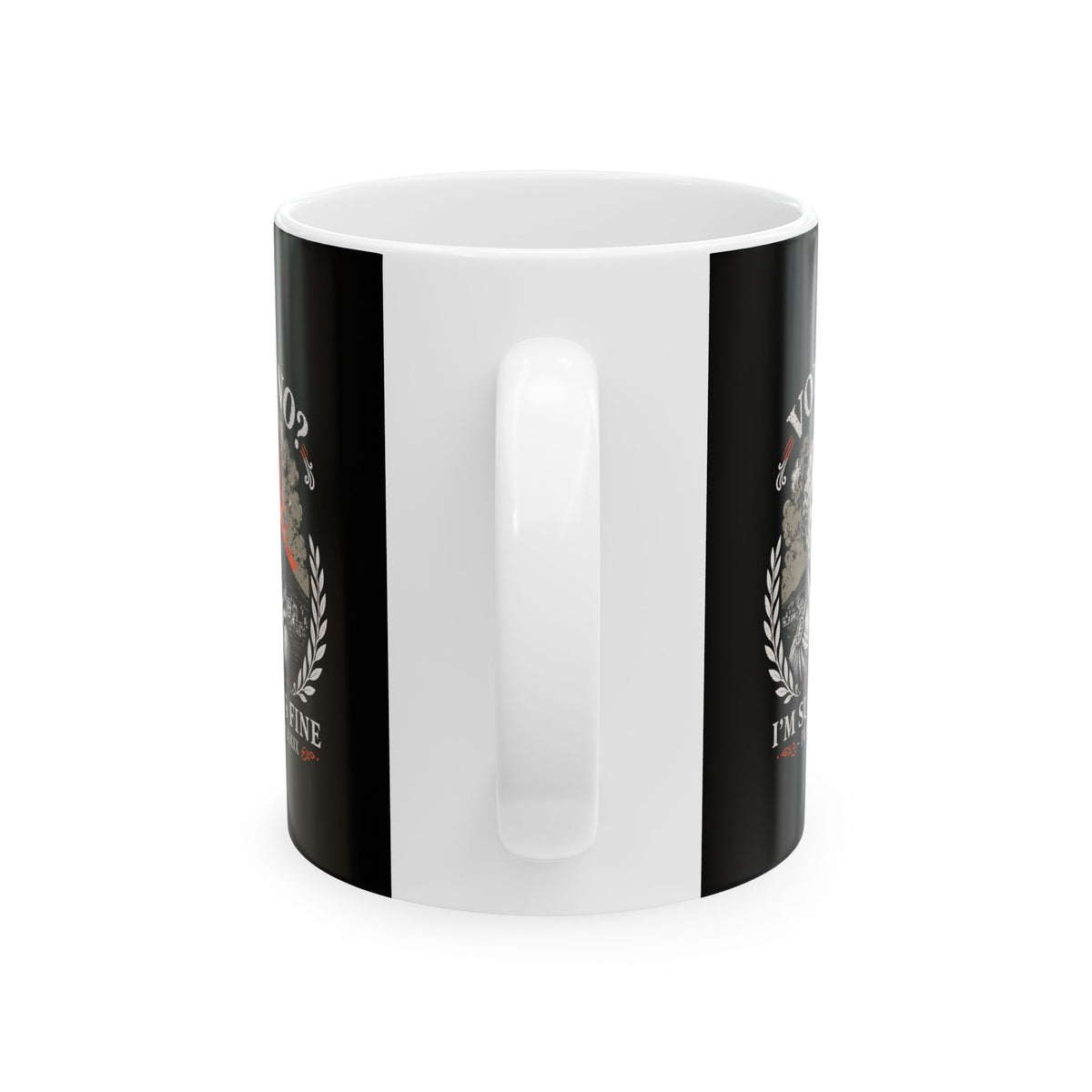Pliny the Elder Volcano Quote Ceramic Mug, (11oz, 15oz)