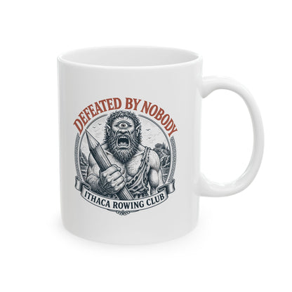 Polyphemus Defeated by Nobody Ceramic Mug, (11oz, 15oz)