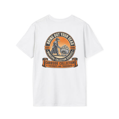 Bring Out Your Dead Plague Doctor Back Print T-Shirt