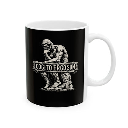 Cogito Ergo Sum Think Therefore I am Ceramic Mug, (11oz, 15oz)