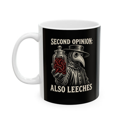 Plague Second Opinion Leeches Ceramic Mug, (11oz, 15oz)