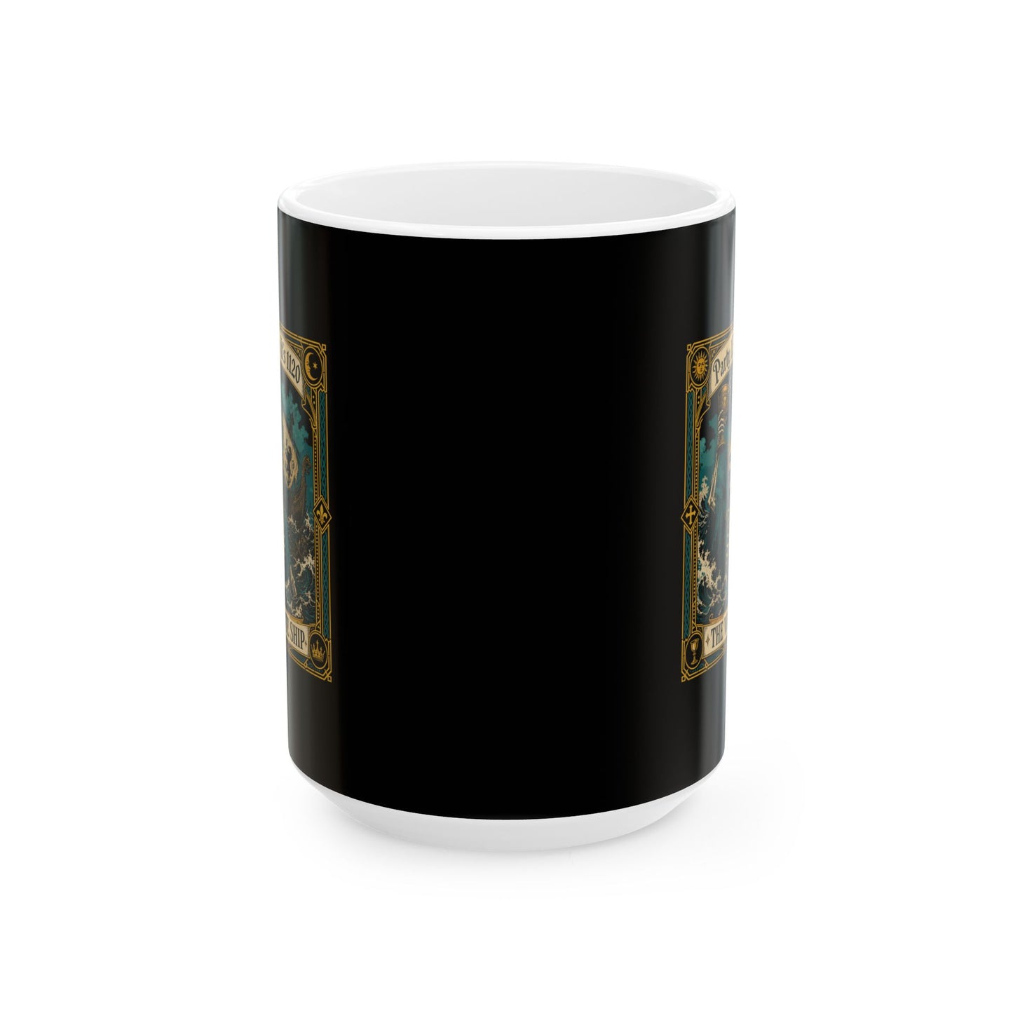 Party Like It's 1120 White Ship Ceramic Mug, (11oz, 15oz)