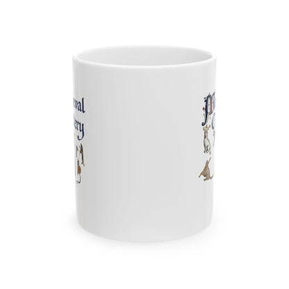 Medieval Cattery Cat Marginalia Ceramic Mug, (11oz, 15oz)
