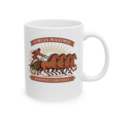Circus Maximus Panem et Circenses Ceramic Mug, (11oz, 15oz)