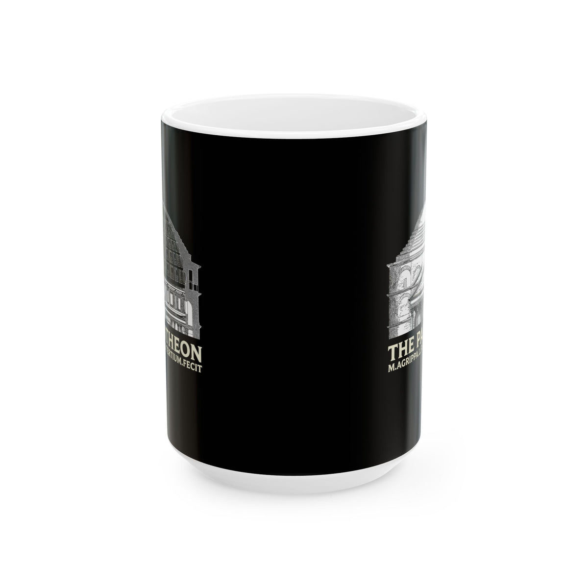 Cross Section Pantheon Ceramic Mug, (11oz, 15oz)