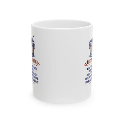 Kings Godsend Grog Recipe Ceramic Mug, (11oz, 15oz)