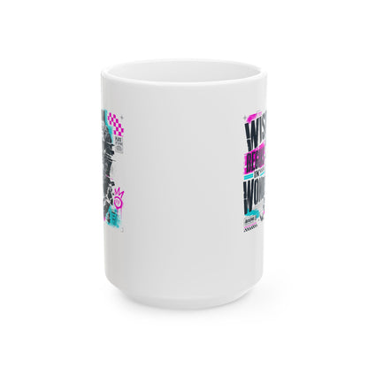 Plato Wisdom Begins in Wonder Ceramic Mug, (11oz, 15oz)