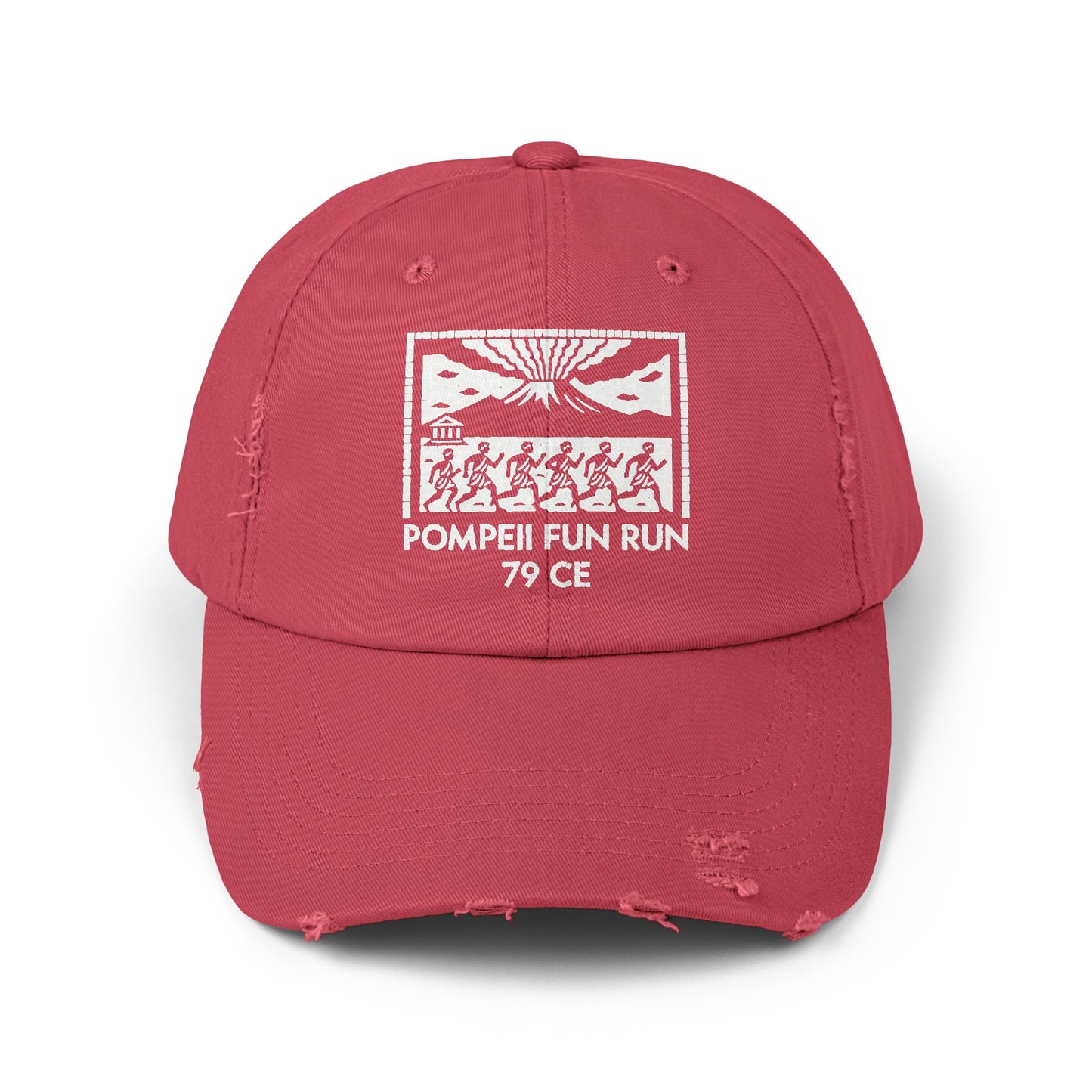 Pompeii Fun Run Mosaic Unisex Distressed Cap