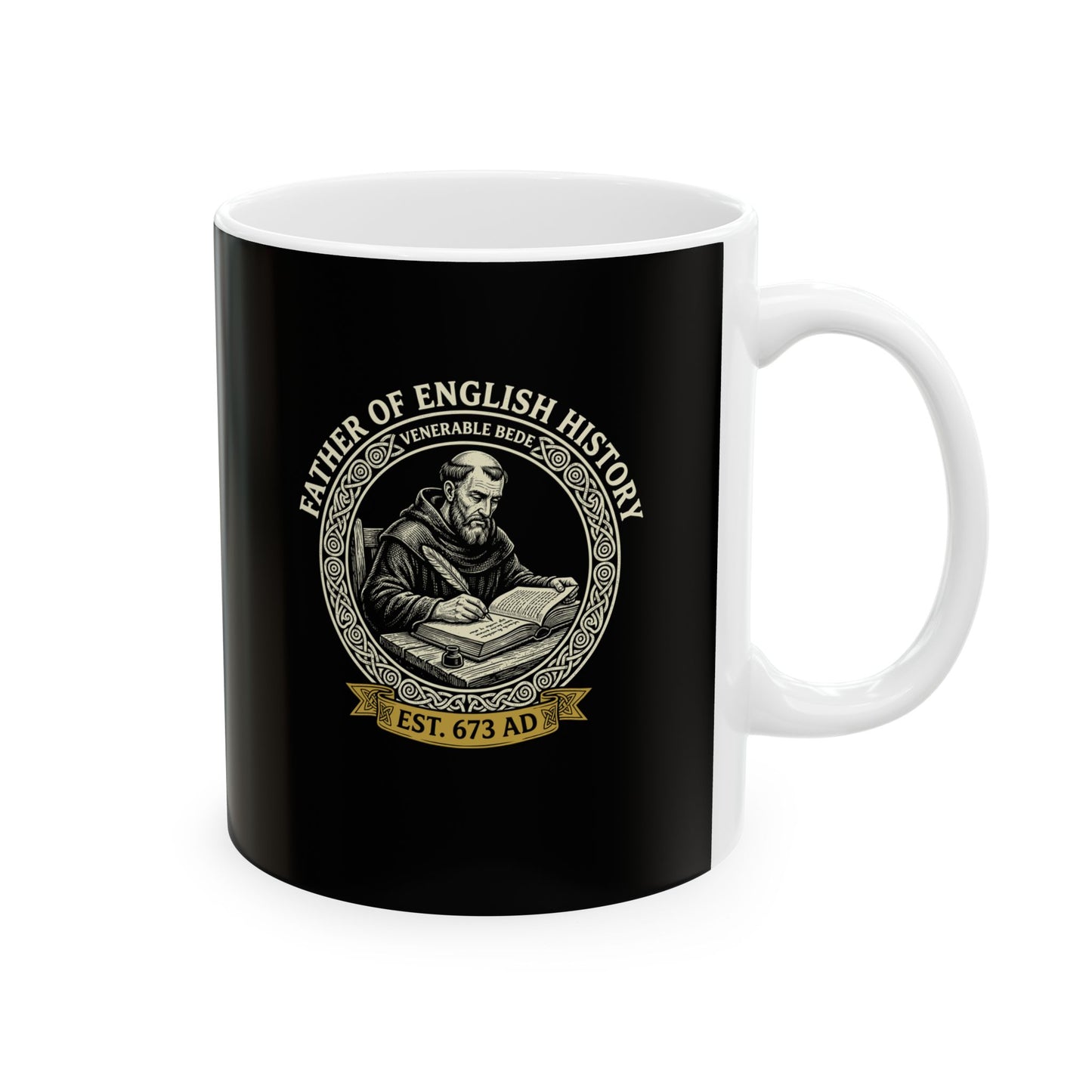Venerable Bede Father of English History Ceramic Mug, (11oz, 15oz)
