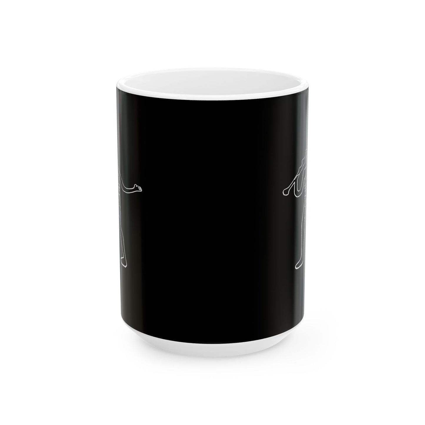 Censored Giant of Cerne Abbas Ceramic Mug, (11oz, 15oz)