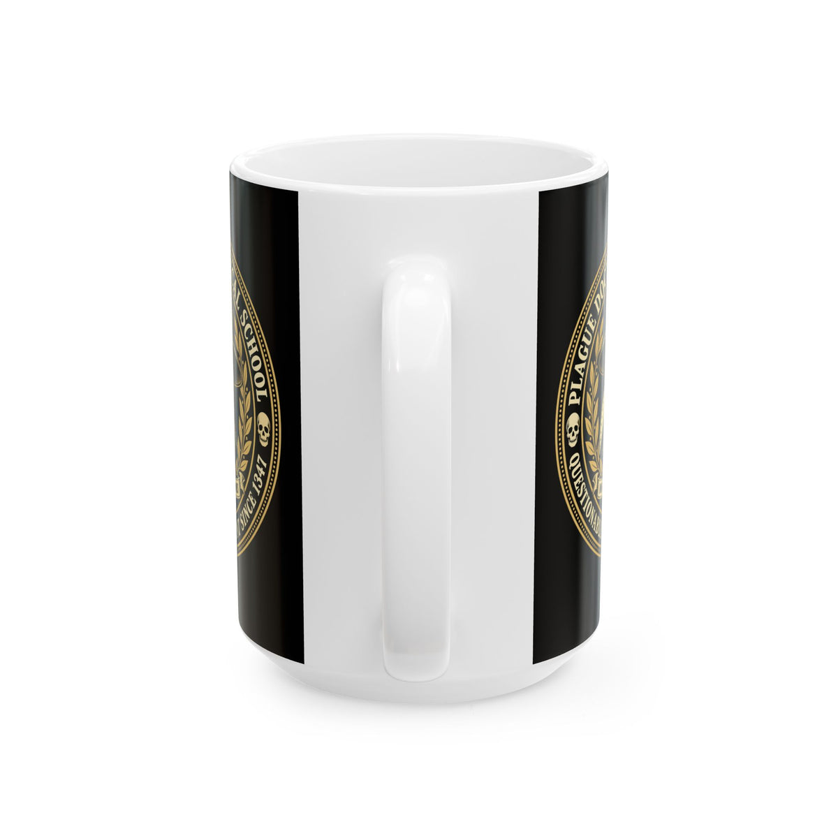 Plague Doctor Medical School Seal Ceramic Mug, (11oz, 15oz)