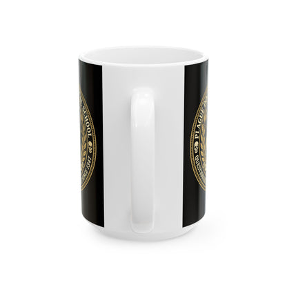 Plague Doctor Medical School Seal Ceramic Mug, (11oz, 15oz)
