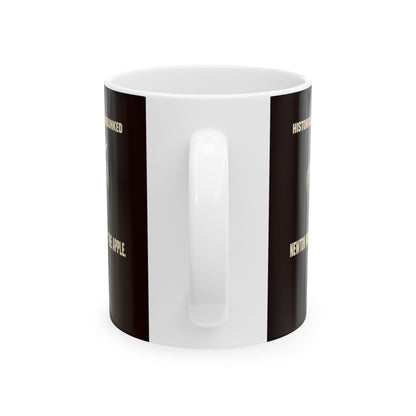 Historical Myths Debunked Vol V Newton Apple Ceramic Mug, (11oz, 15oz)