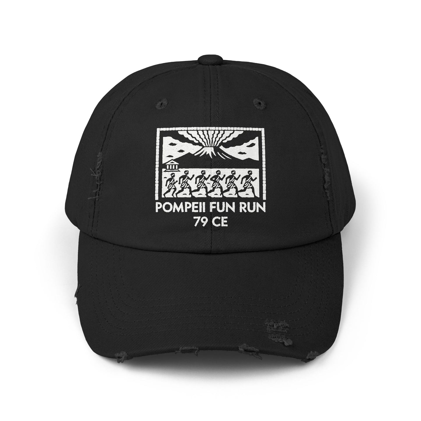Pompeii Fun Run Mosaic Unisex Distressed Cap