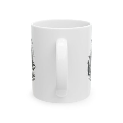 In My Defense Viking Ancestors Ceramic Mug, (11oz, 15oz)