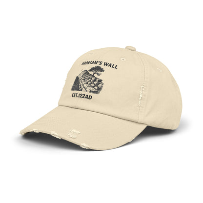 Hadrian's Wall Unisex Distressed Cap