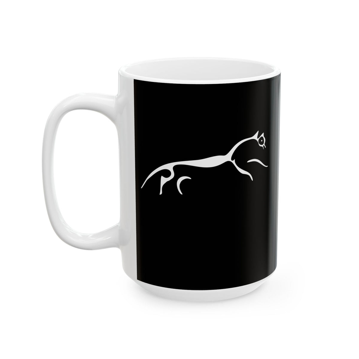 White Horse of Uffington Ceramic Mug, (11oz, 15oz)