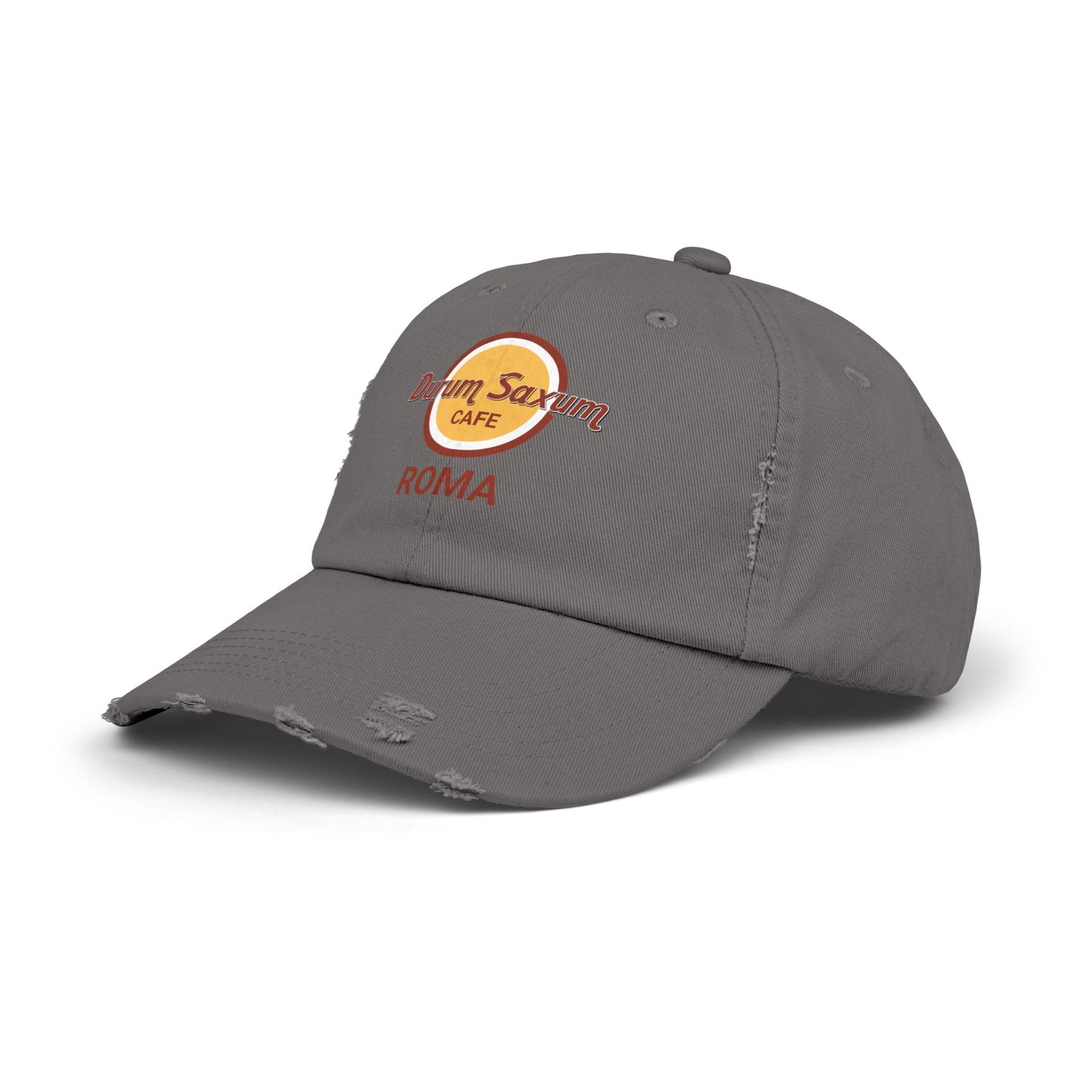 Hard Rock Cafe Roma in Latin  Unisex Distressed Cap