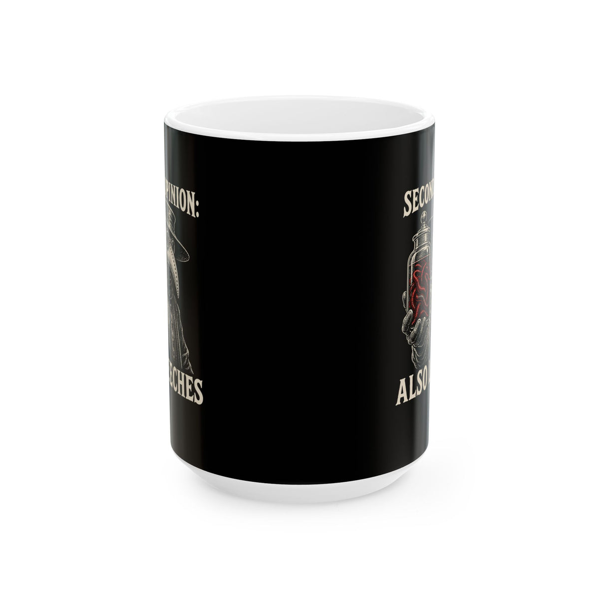 Plague Second Opinion Leeches Ceramic Mug, (11oz, 15oz)