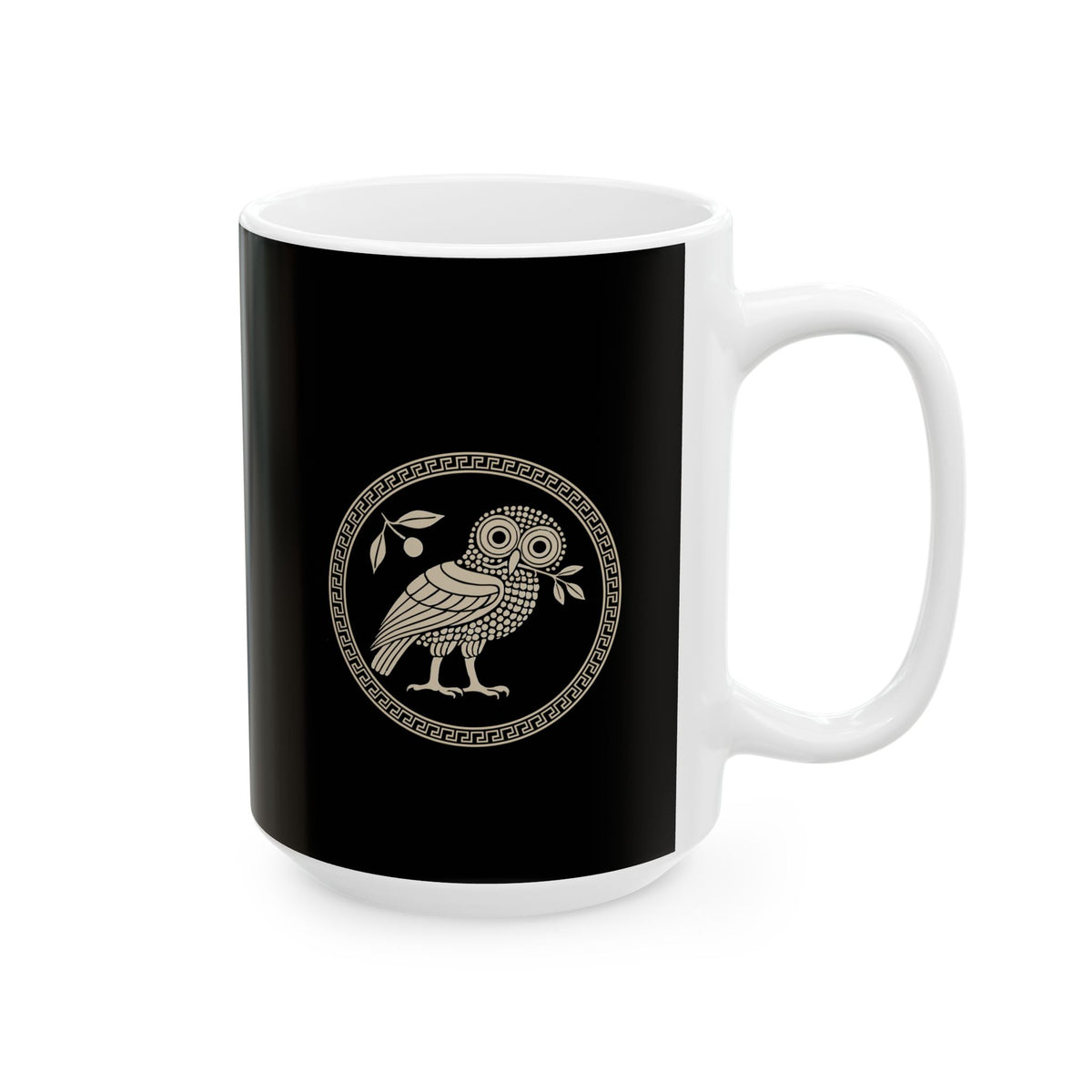 Ancient Athens Owl Ceramic Mug, (11oz, 15oz)
