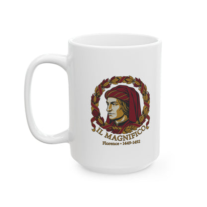 Lorenzo De Medici Il Magnifico Ceramic Mug, (11oz, 15oz)