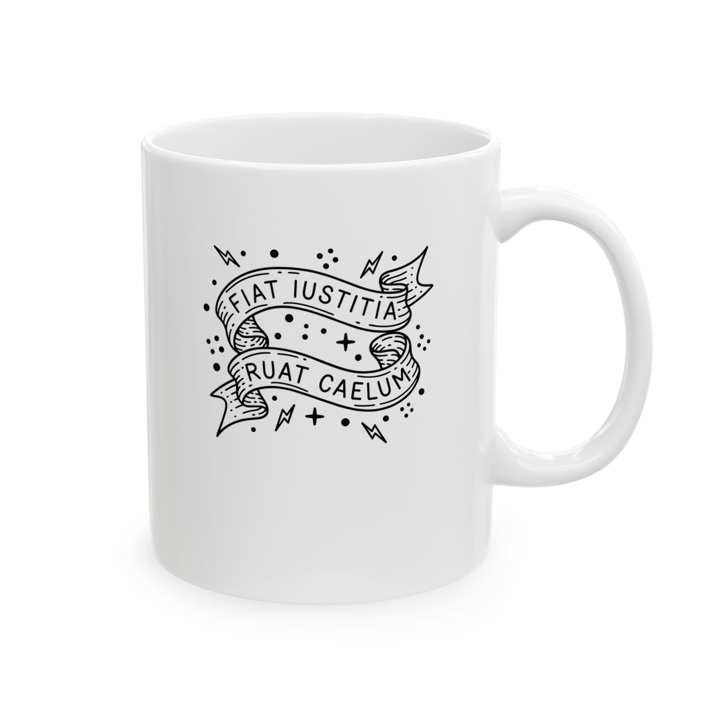 Fiat Iustitia Ceramic Mug, (11oz, 15oz)