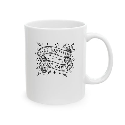 Fiat Iustitia Ceramic Mug, (11oz, 15oz)