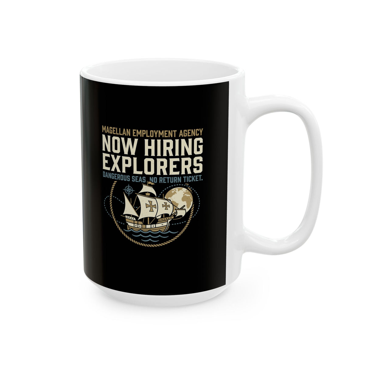 Magellan Emplyment Agency Ceramic Mug, (11oz, 15oz)