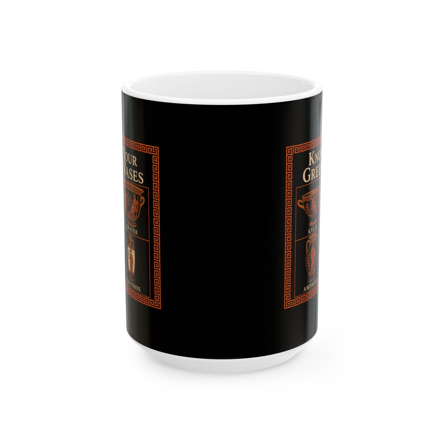 Know Your Greek Vases Red Figure Chart Ceramic Mug, (11oz, 15oz)