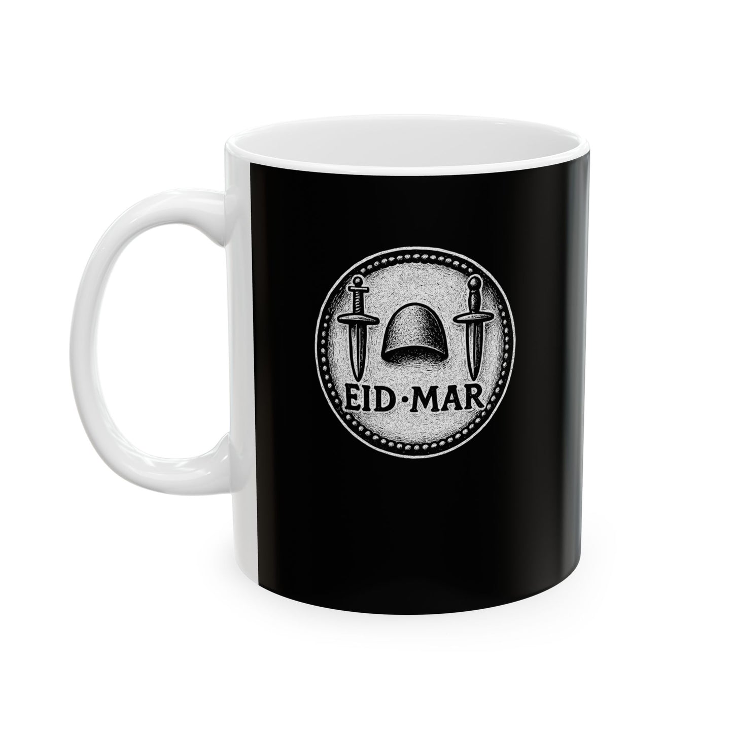Ides March Coin Ceramic Mug, (11oz, 15oz)