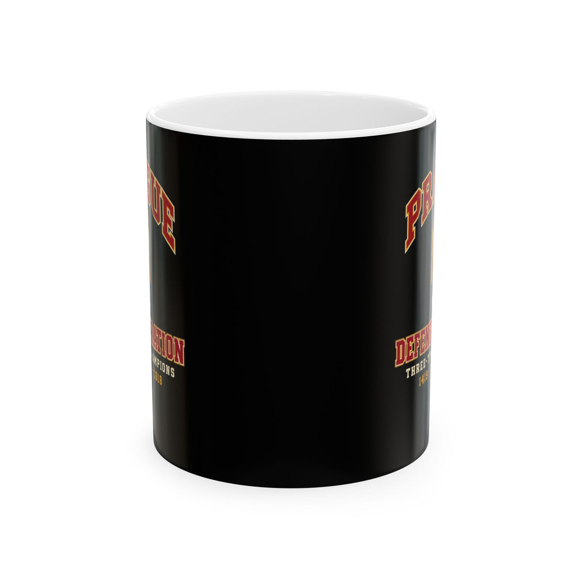 Prague Defenestration Three-Time Champions Ceramic Mug, (11oz, 15oz)
