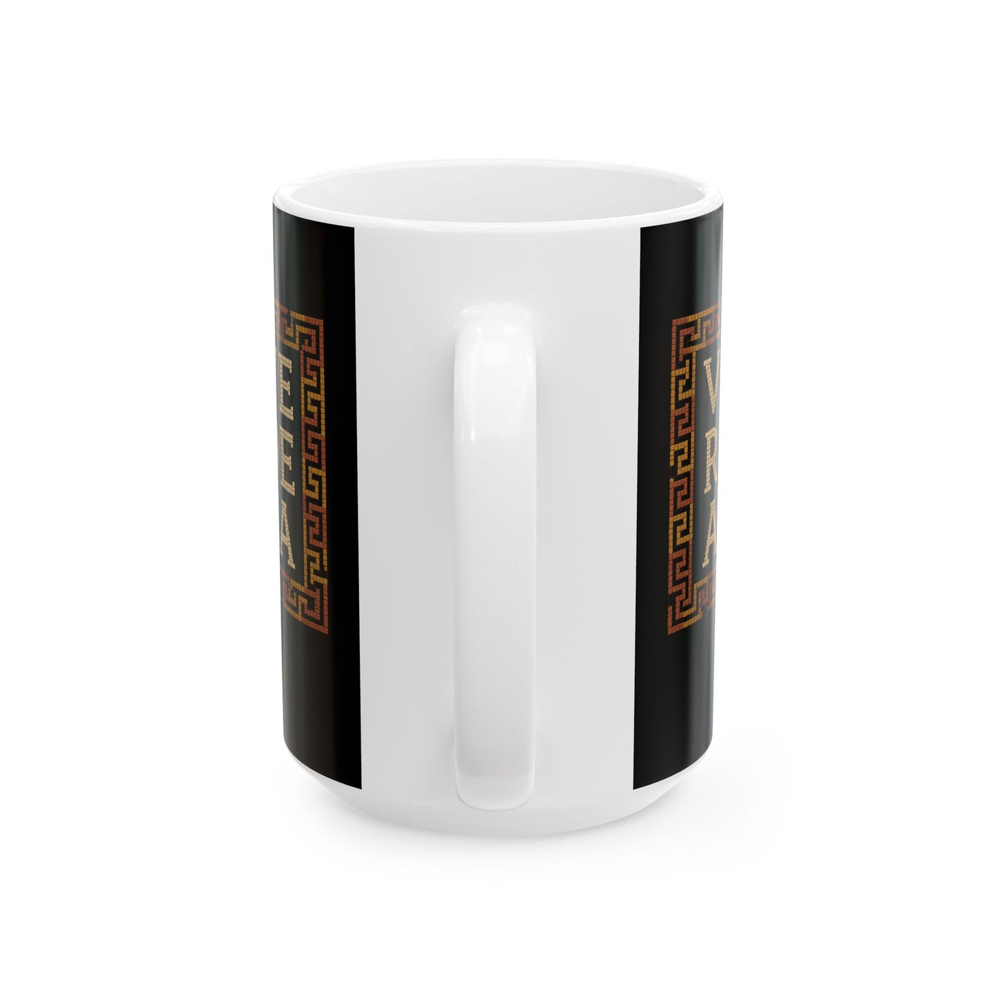 Vive Ride Ama Live Laugh Love Mosaic Ceramic Mug, (11oz, 15oz)