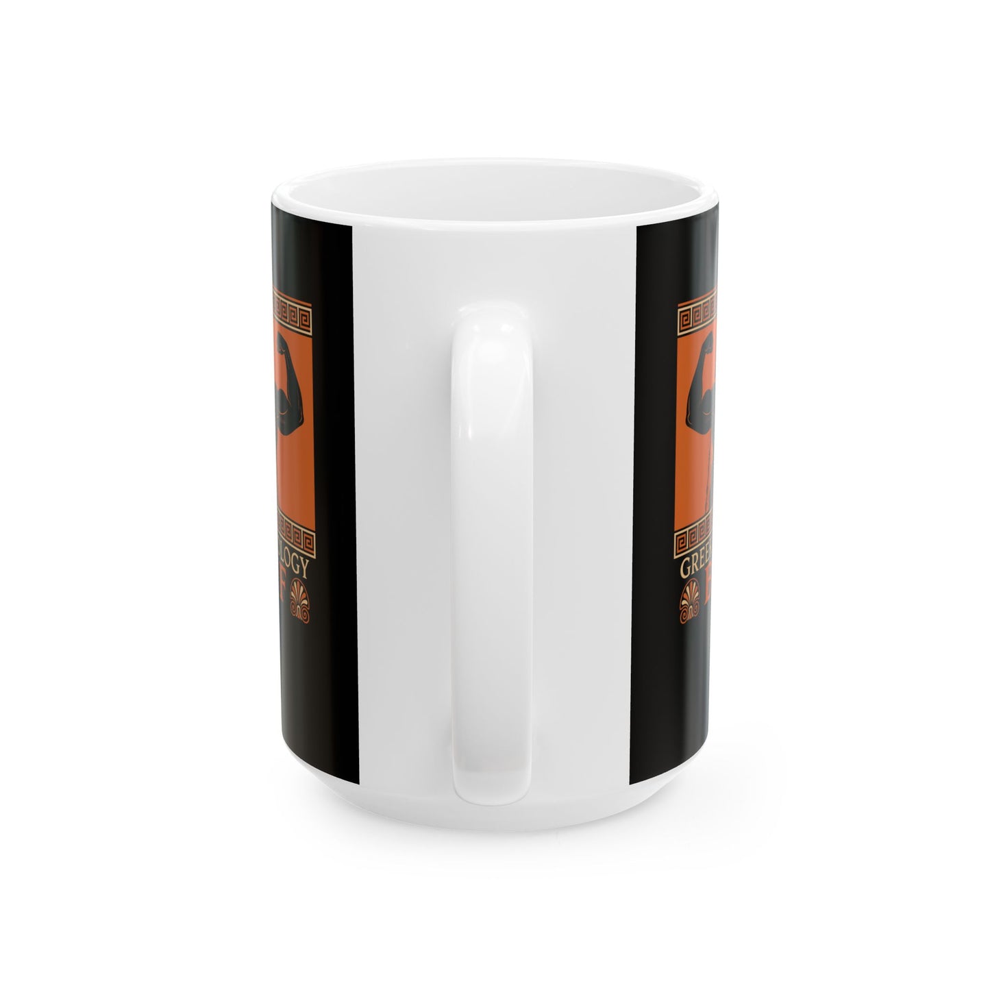 Heracles Greek Mythology Buff Ceramic Mug, (11oz, 15oz)