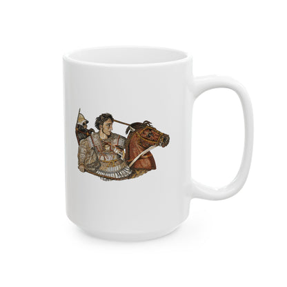 Alexander the Great Pompeii Mosaic Ceramic Mug, (11oz, 15oz)
