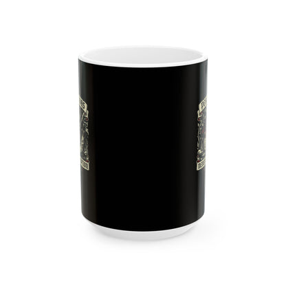 Marginalia Rabbit Peace Not Option Ceramic Mug, (11oz, 15oz)