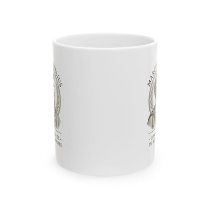 Marcus Aurelius Focus on Present Ceramic Mug, (11oz, 15oz)