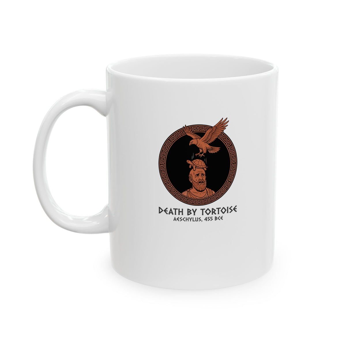 Aeschylus Death By Tortoise Ceramic Mug, (11oz, 15oz)